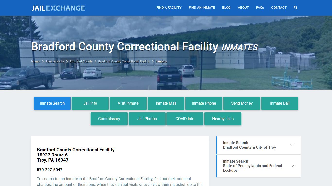 Bradford County Jail Inmates | Arrests | Mugshots | PA